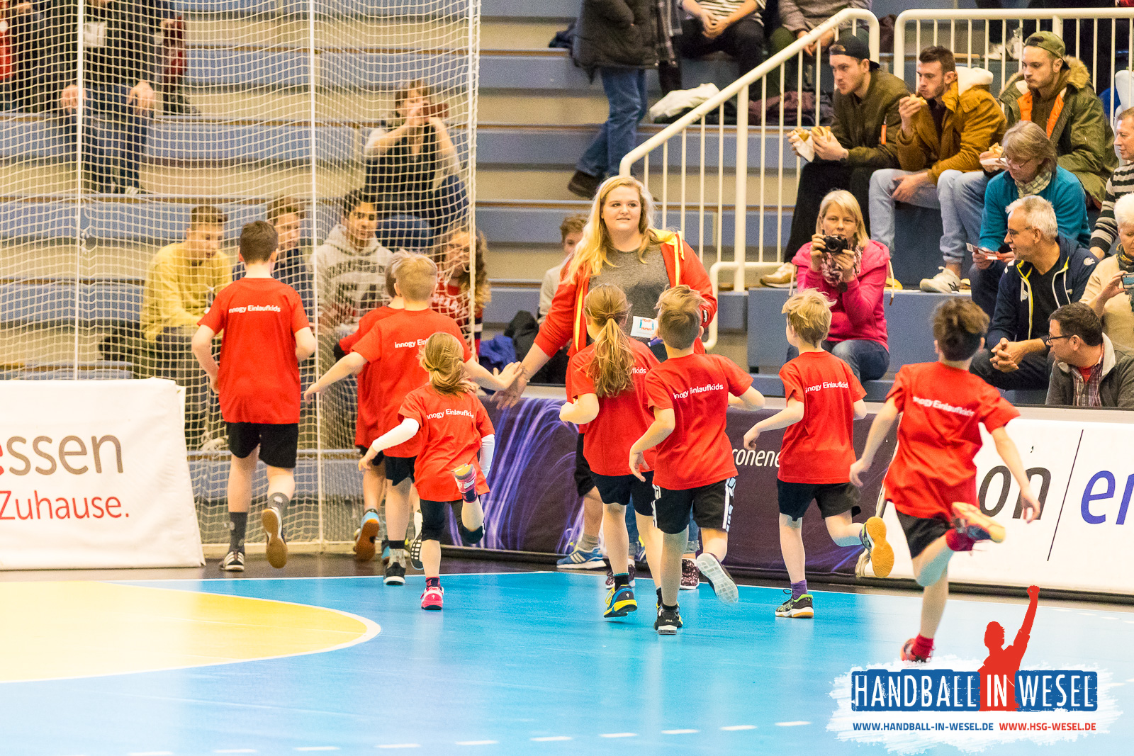 HSG Wesel E-Jugend / Einlaufkids TUSEM Essen 2017